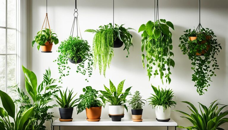 Air-purifying indoor plants