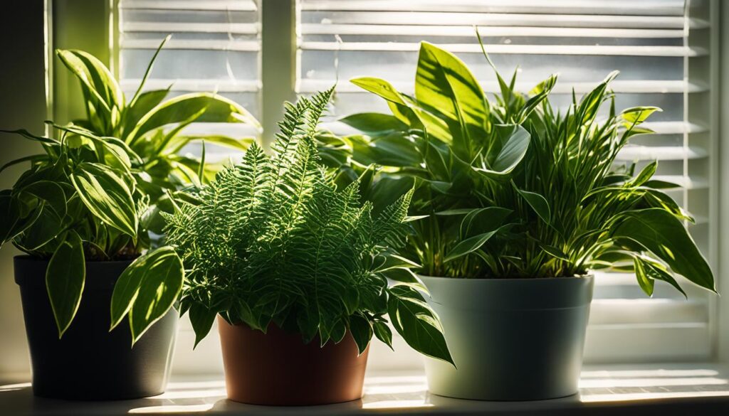 Low light indoor plants