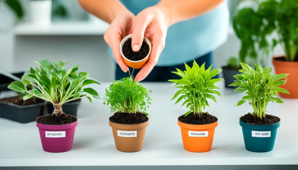 choosing pots for repotting