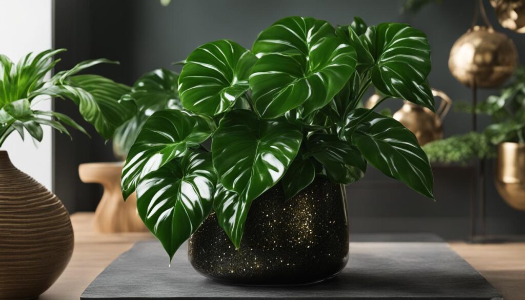 clean houseplant leaves