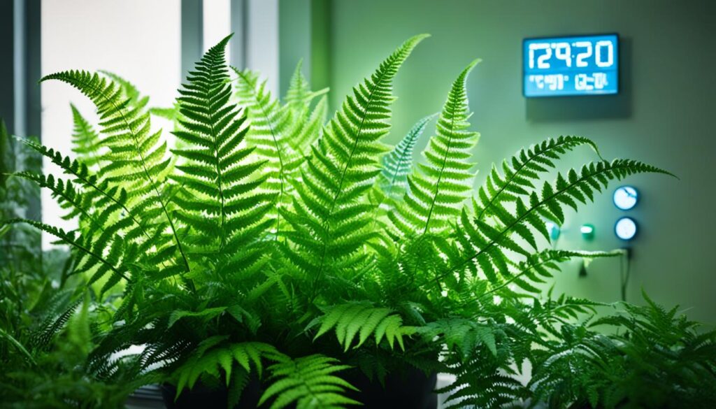 indoor fern temperature preferences