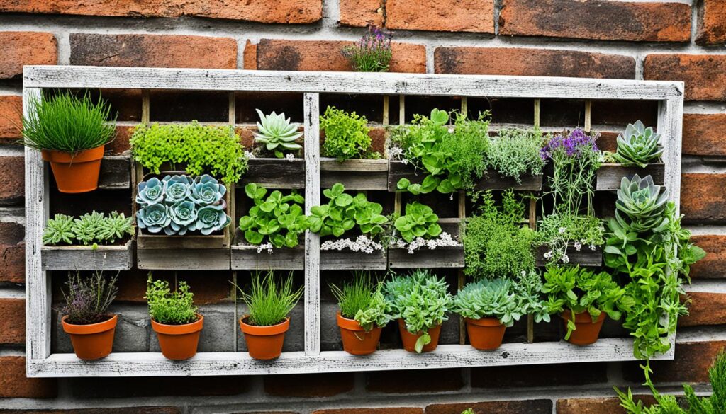 DIY vertical garden structures