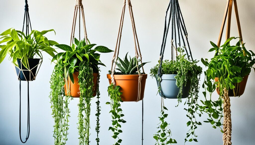 Macramé hanging planter guide