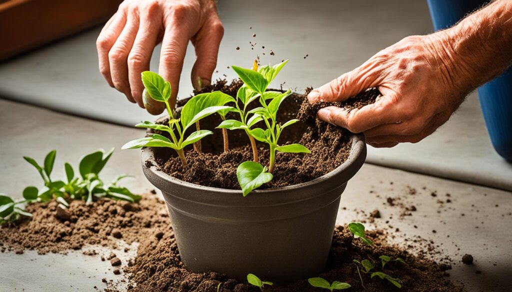 Repotting Houseplants