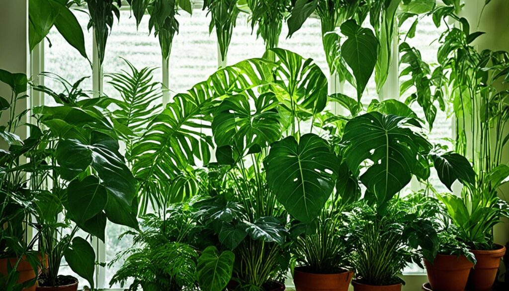 fast-growing large leaf indoor plants