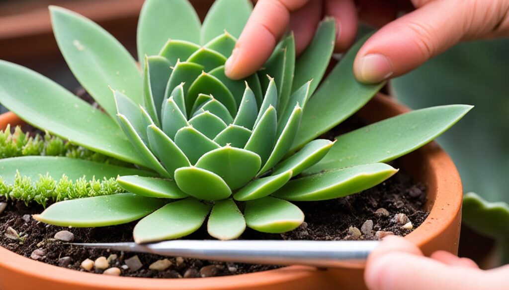 propagating succulents from leaves