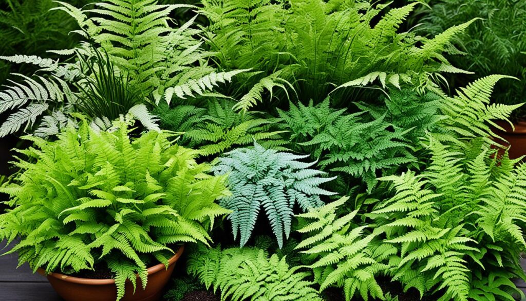 types of indoor ferns