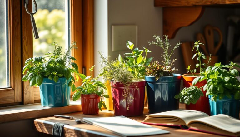 Aromatic houseplants for kitchen