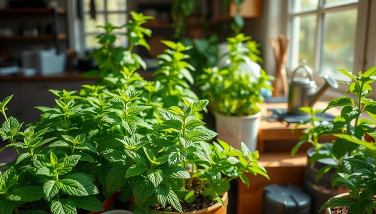 Grow mint indoors tips