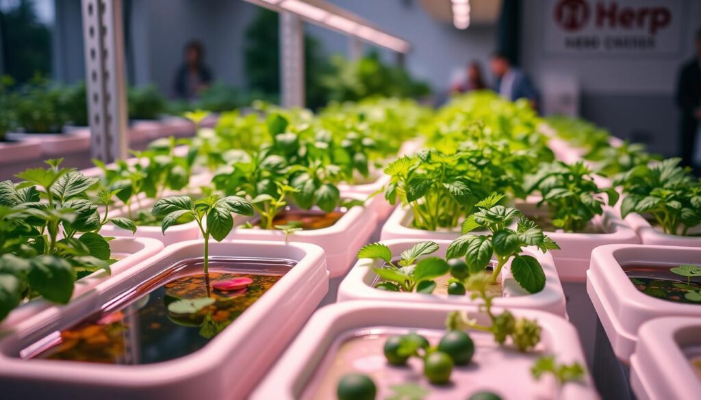 Hydroponic herb garden