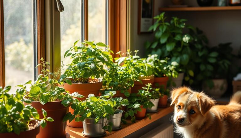 Non-toxic herbs for indoor pets