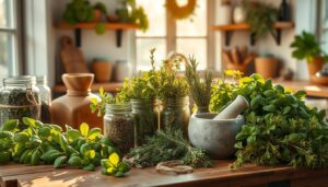 Preserving indoor herbs