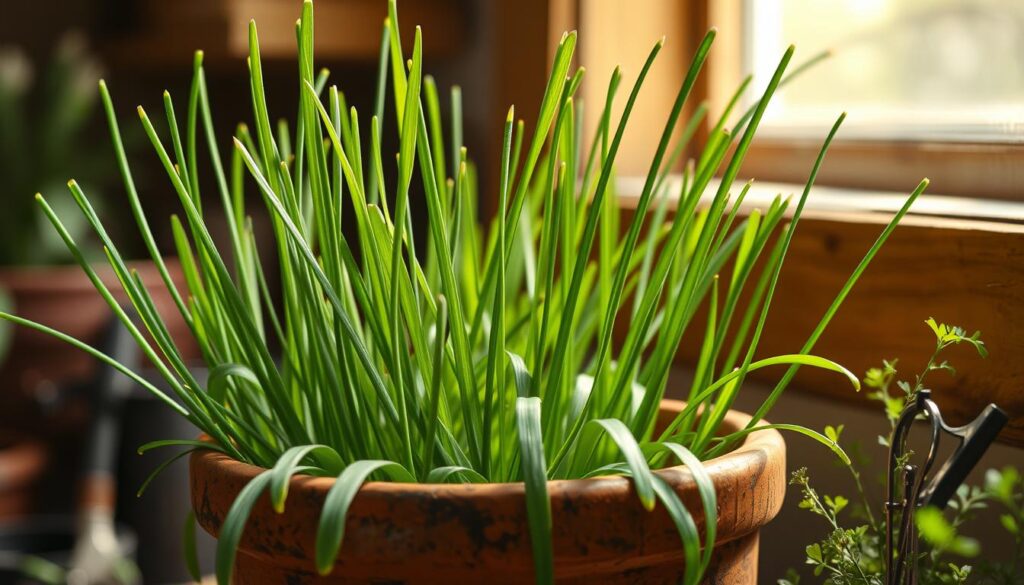 chives indoor herb