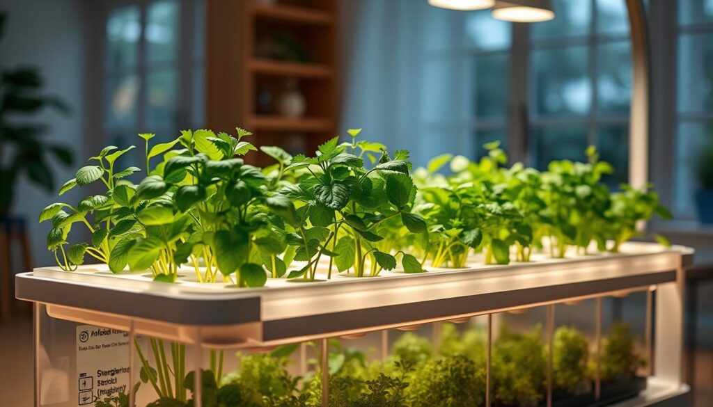 hydroponic indoor herb gardens