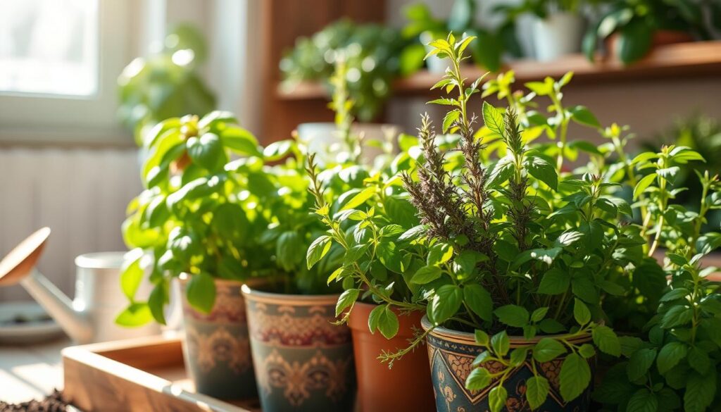 indoor herb garden