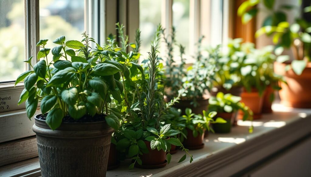 indoor herb garden