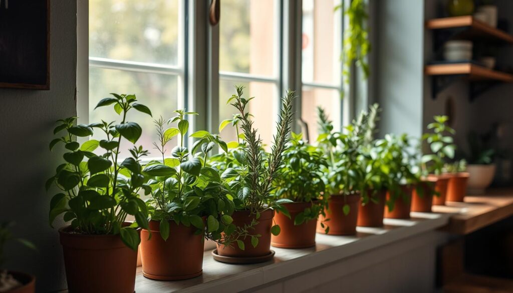 indoor herb garden