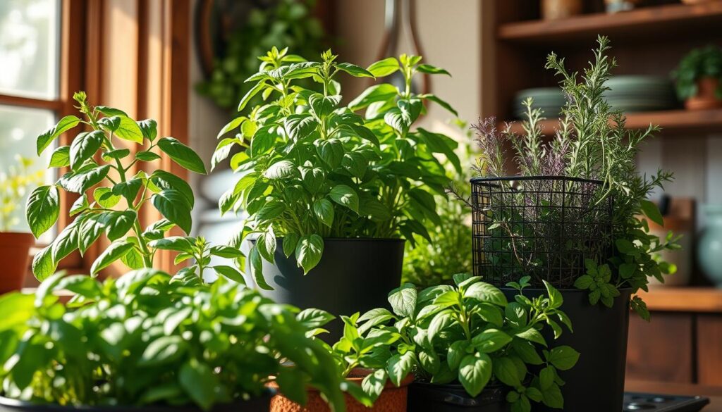 indoor herb garden