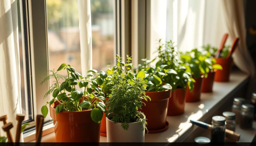 indoor herb gardening