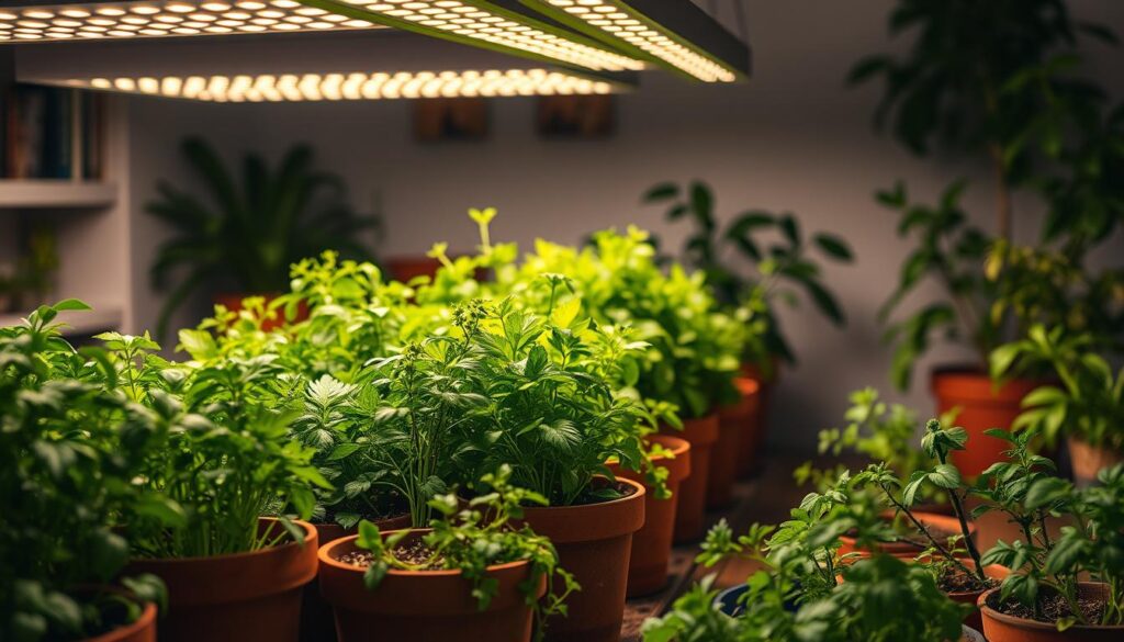 indoor herb lighting