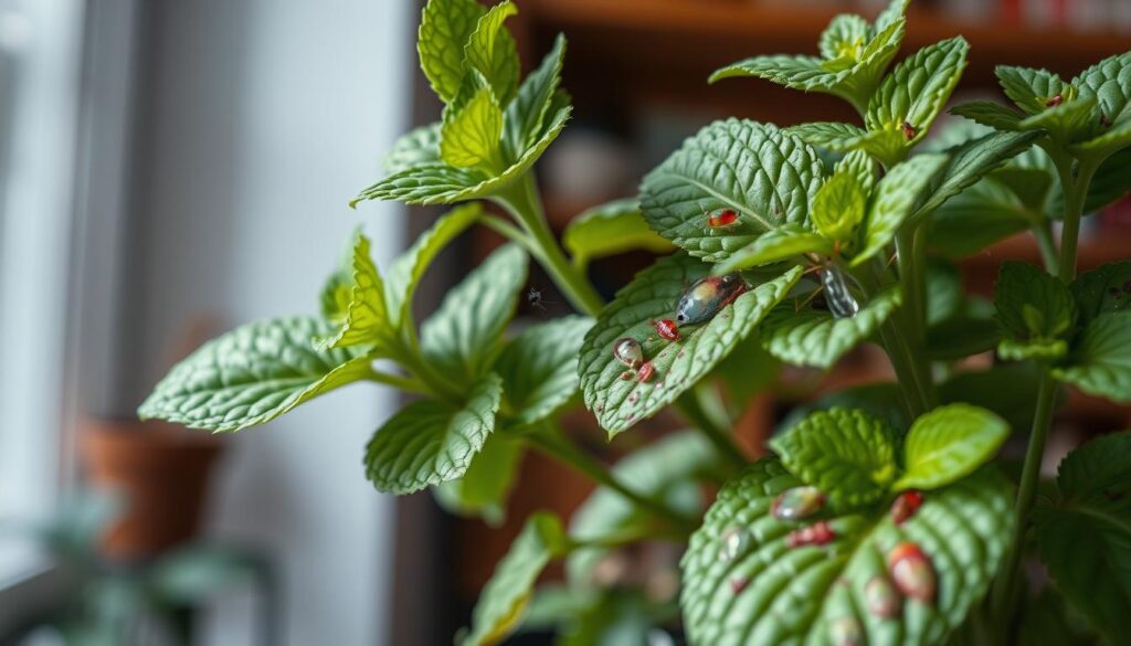 pests and diseases on indoor mint