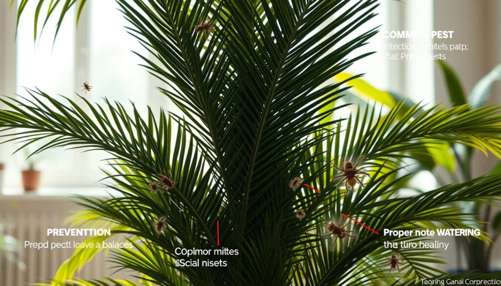 Parlor Palm pests and diseases prevention