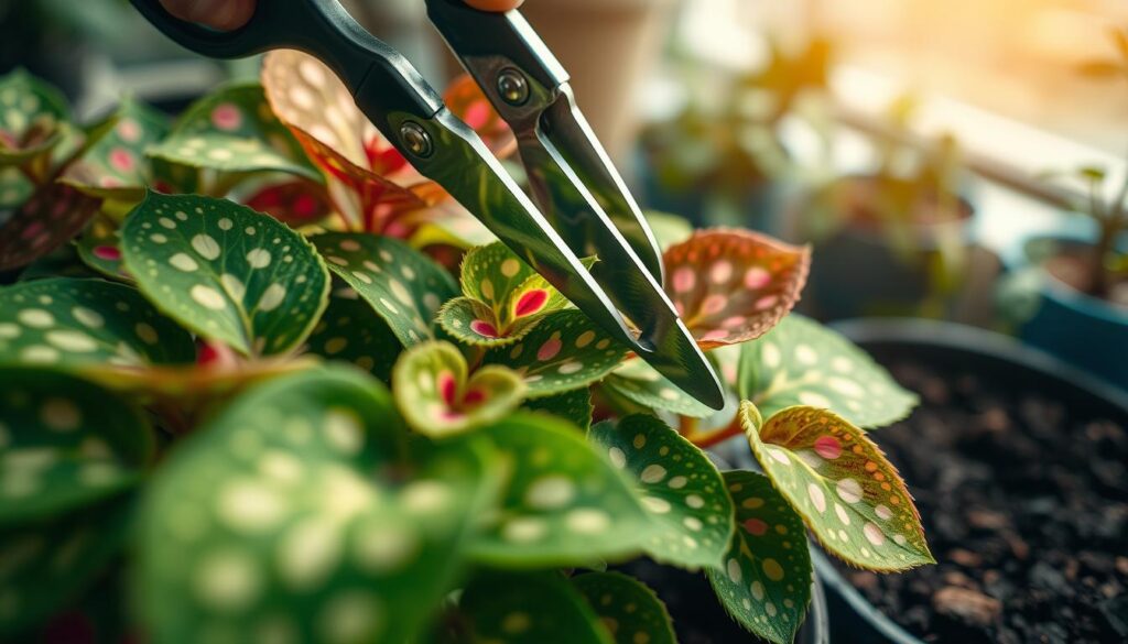 Polka Dot Plant pruning