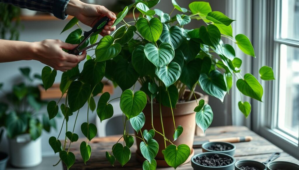 Pruning Heartleaf Philodendron