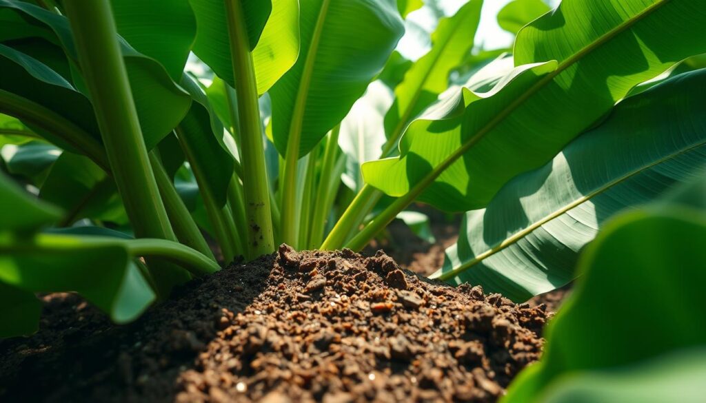 banana plant fertilization