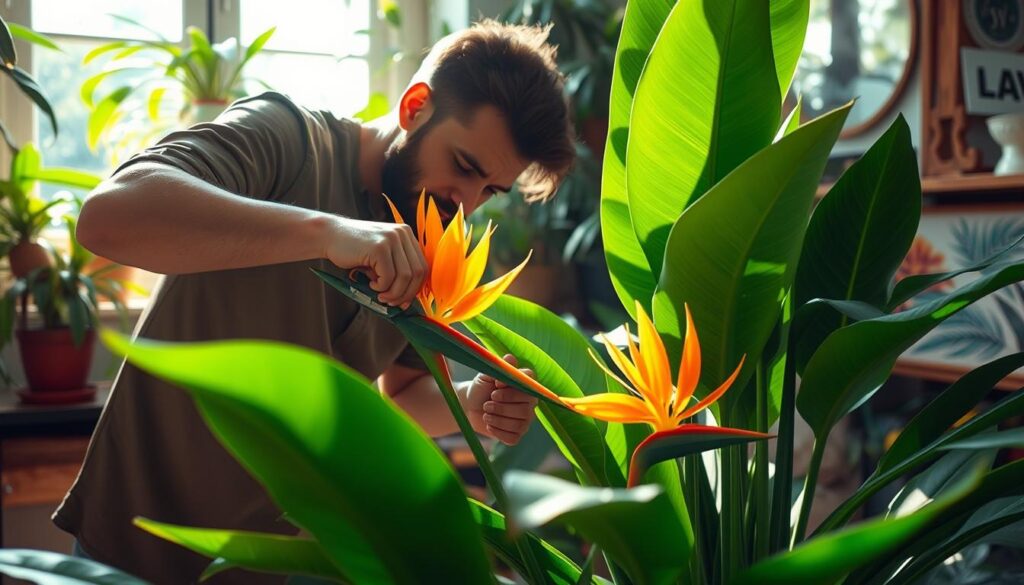 bird of paradise pruning