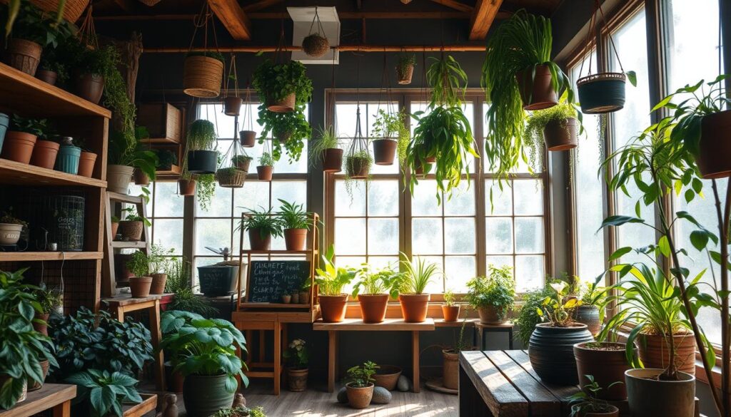 self-sufficient living indoors